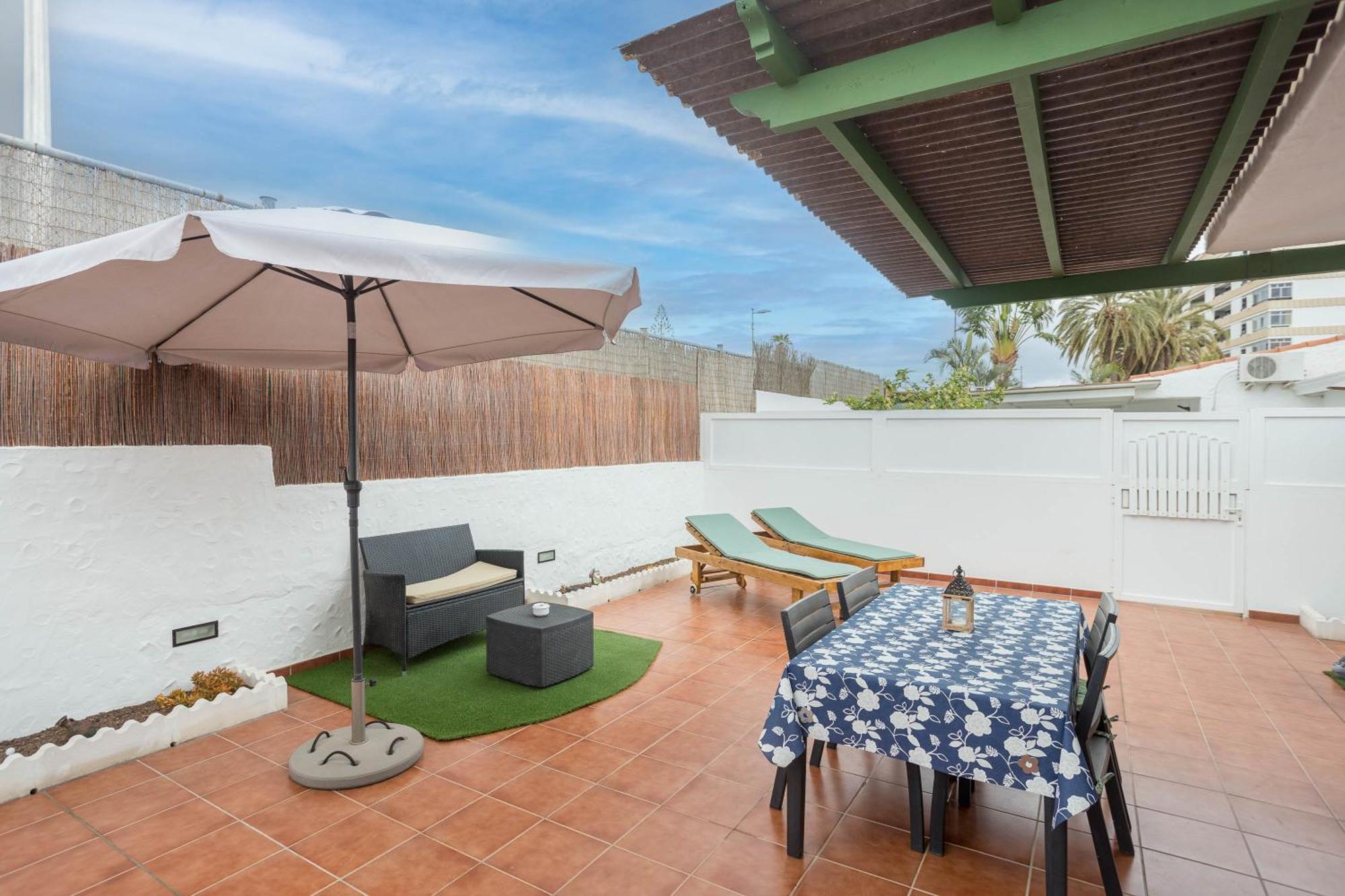 Private Chill-Out Terrace Bungalow - Pool San Bartolomé Esterno foto