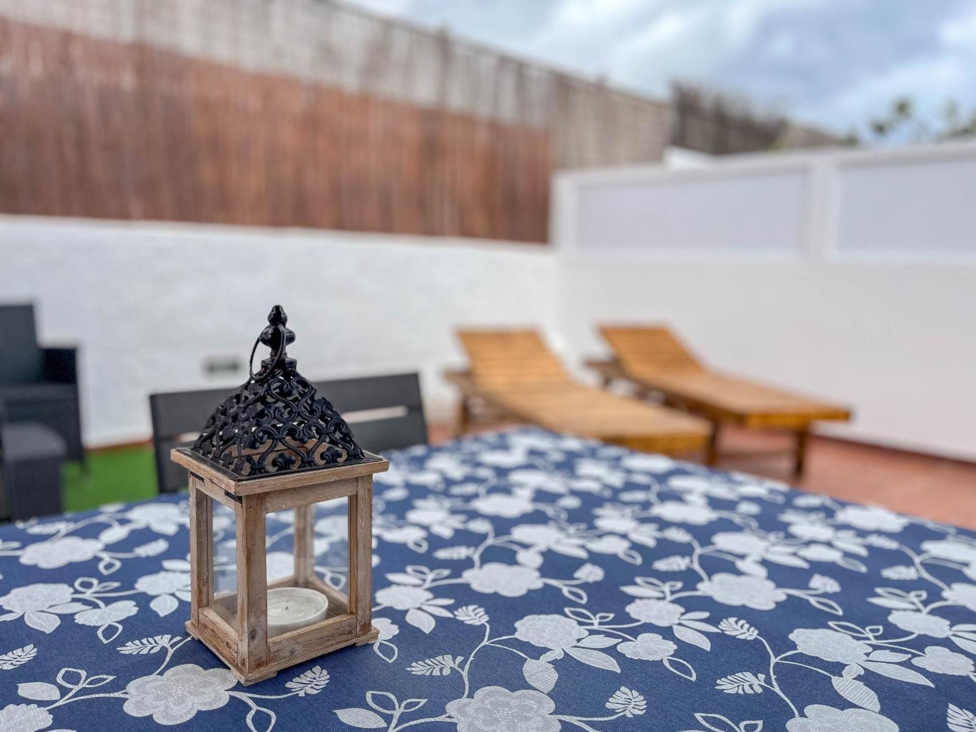 Private Chill-Out Terrace Bungalow - Pool San Bartolomé Esterno foto